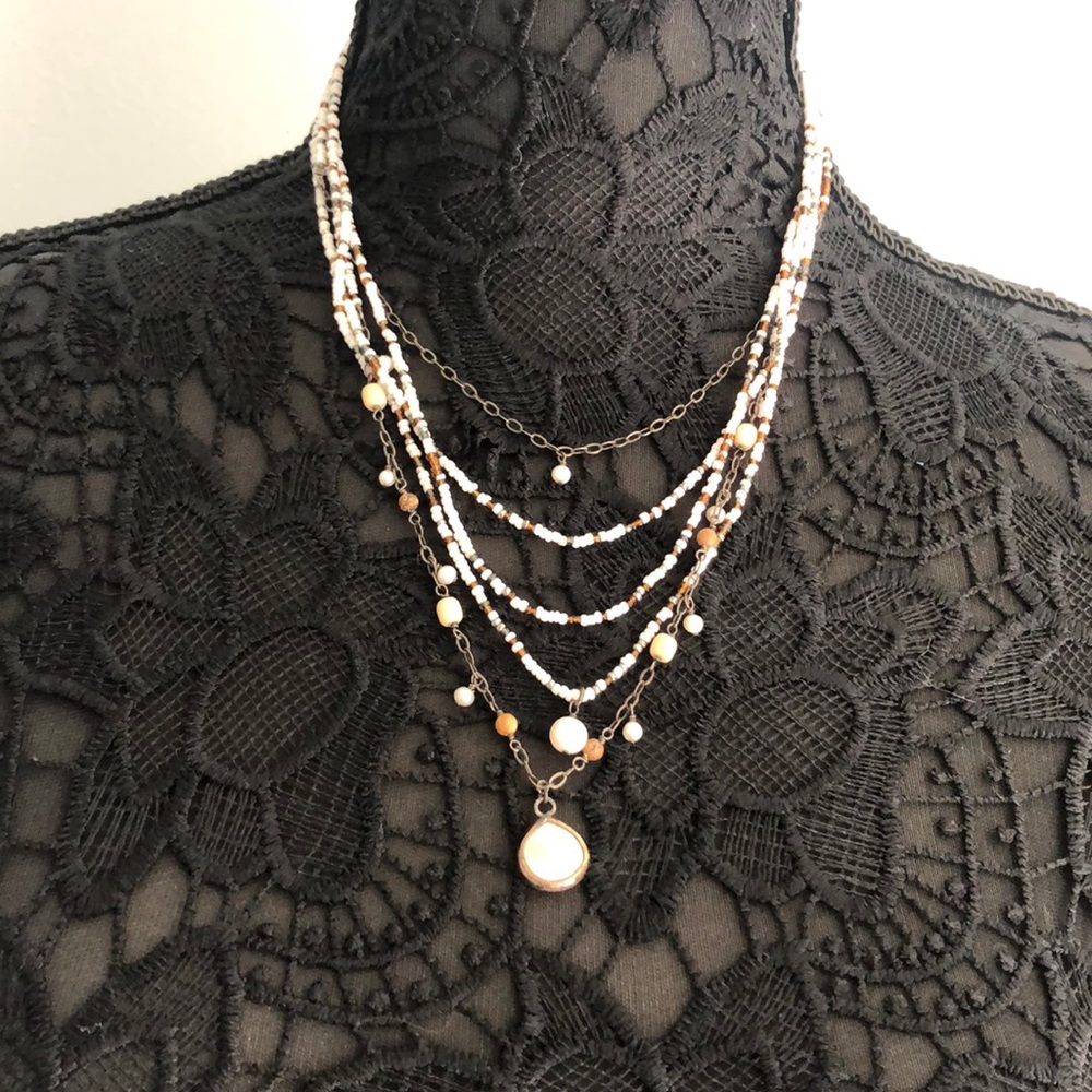 Silpada multi-strand layered necklace